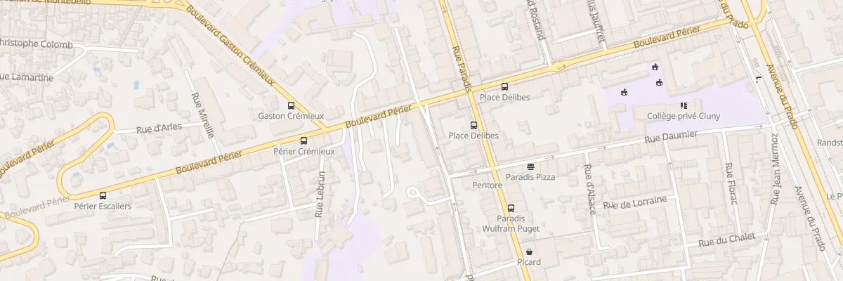 Plan du 73 Bd Perier à Marseille 8e Arrondissement