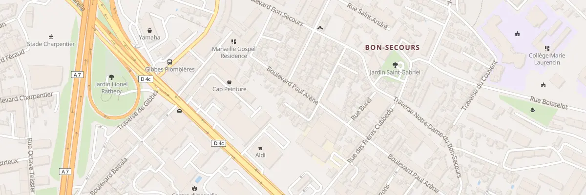Plan du 69 Bd Paul Arene à Marseille 14e Arrondissement