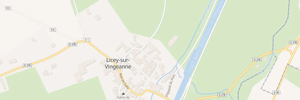 Plan du 2 Rue du Prieuré à Licey-sur-Vingeanne