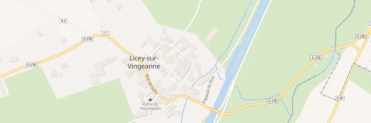 Plan du 3 Rue du Prieuré à Licey-sur-Vingeanne