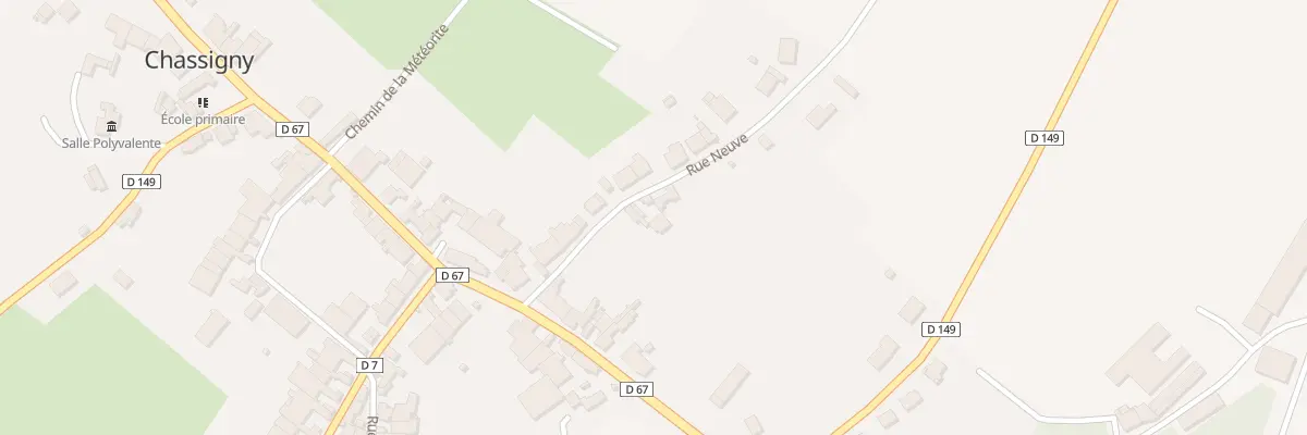 Plan du 6 Rue Neuve à Chassigny