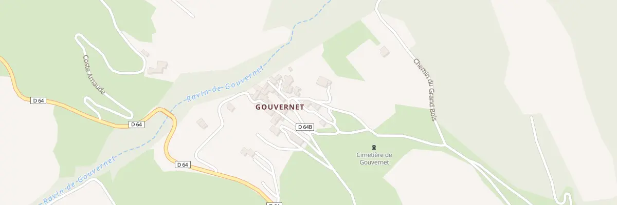 Plan du 5048 Gouvernet à Saint-Sauveur-Gouvernet