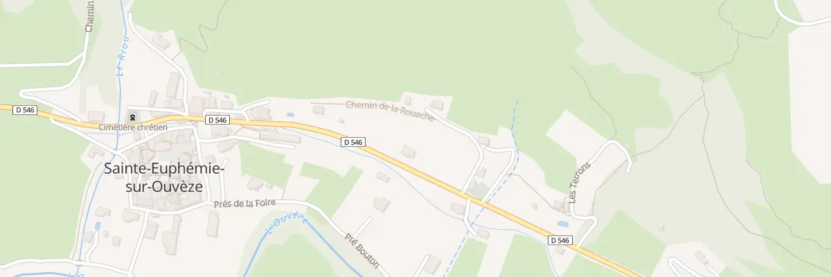 Plan du 5002 Clastre à Sainte-Euphémie-sur-Ouvèze