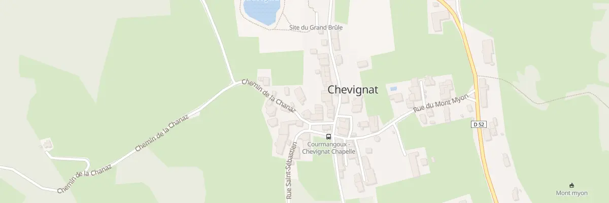 Plan du 661 Che de la Chanaz à Courmangoux