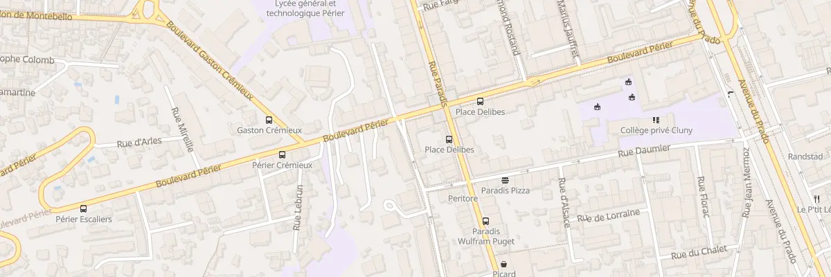 Plan du 69 Bd Perier à Marseille 8e Arrondissement