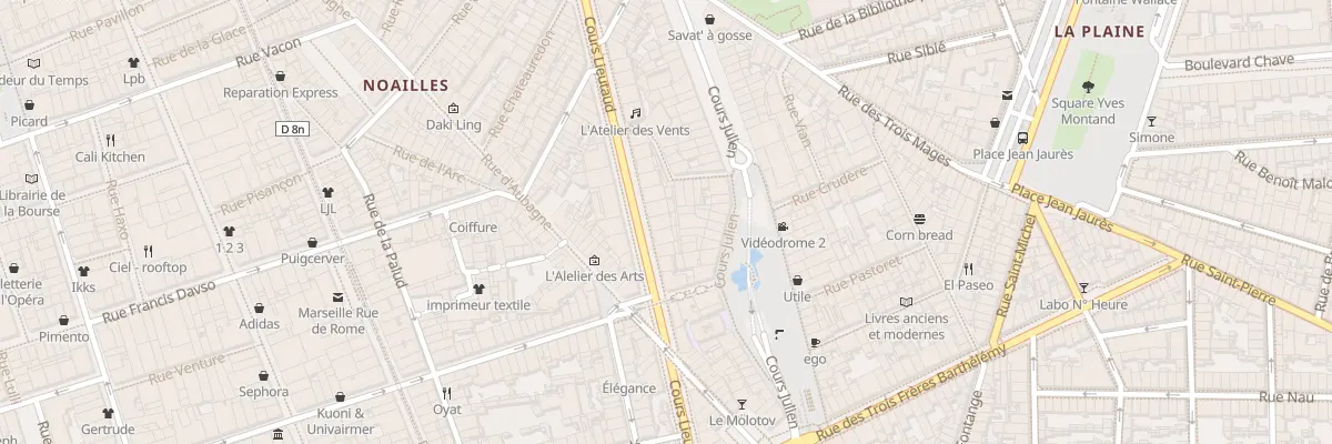 Plan du 29 Crs Lieutaud à Marseille 6e Arrondissement