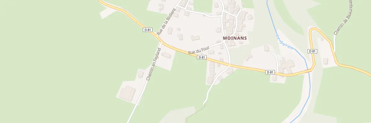 Plan du 775 Rte du Suran à Bohas-Meyriat-Rignat