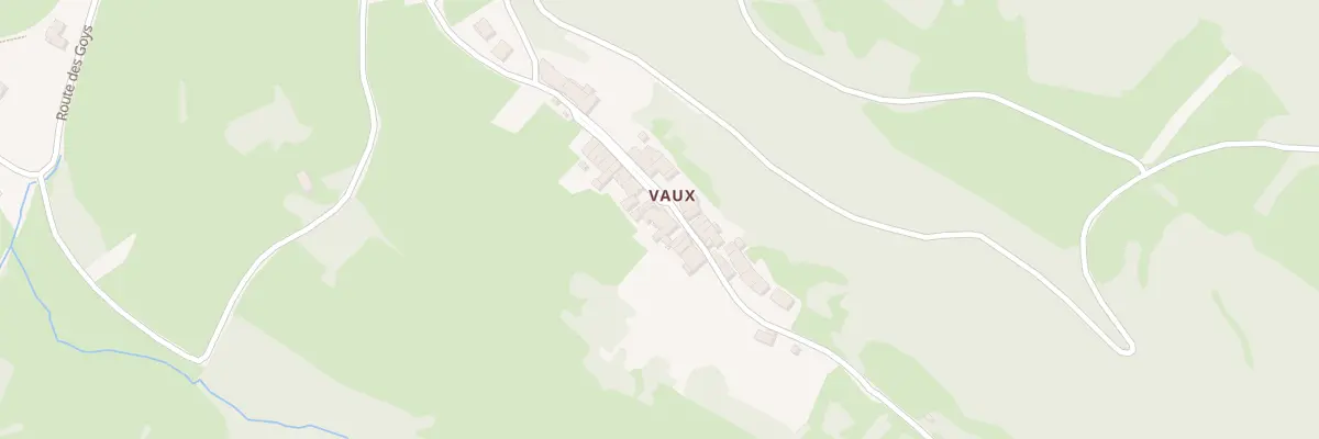 Plan du 250 Rte de Vaux à Champagnat