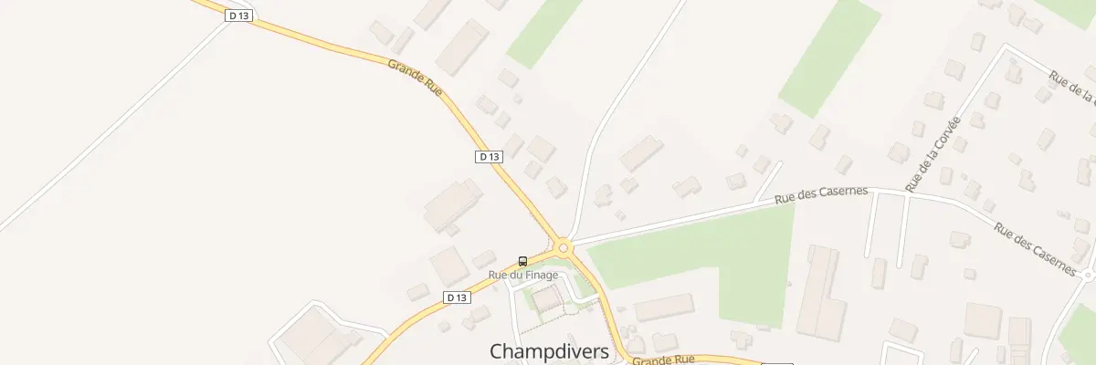 Plan du 8B Gr Grande Rue à Champdivers