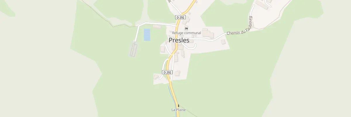 Plan du 5031 A Presles à Presles