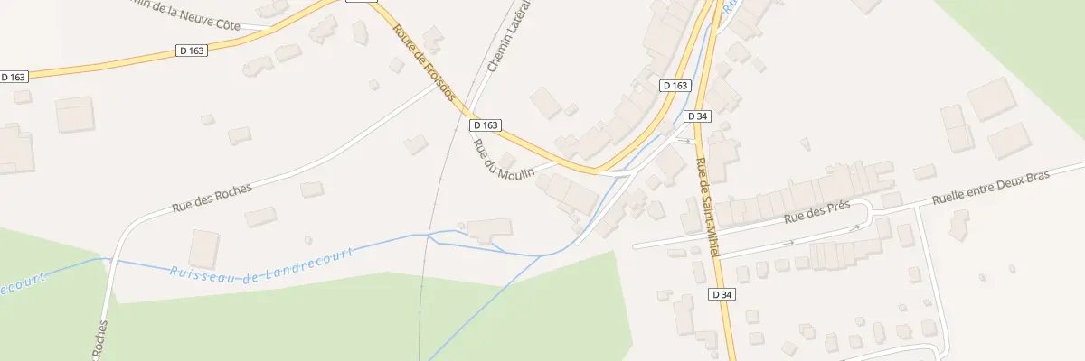 Plan du 3 Rue du Moulin à Dugny-sur-Meuse