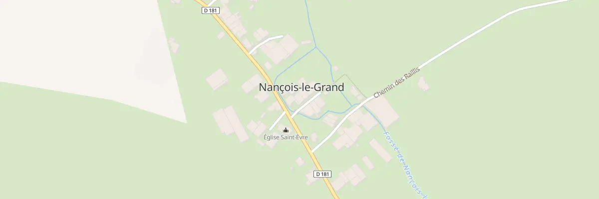Plan du 3 Rue de la Fontaine à Nançois-le-Grand