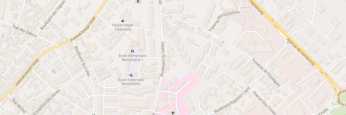 Plan du 51 Bd du Sablier à Marseille 8e Arrondissement