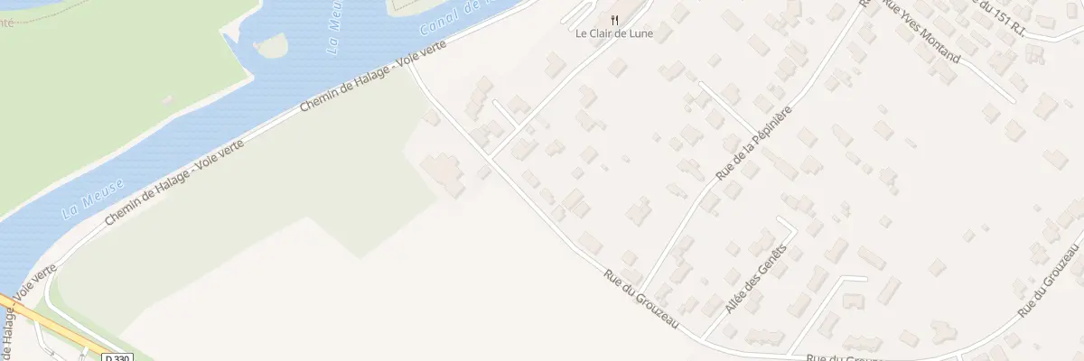 Plan du 13 Rue du Grouzeau à Verdun
