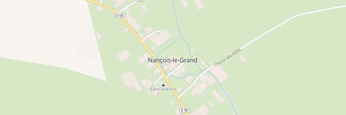 Plan du 5 Rue de la Fontaine à Nançois-le-Grand