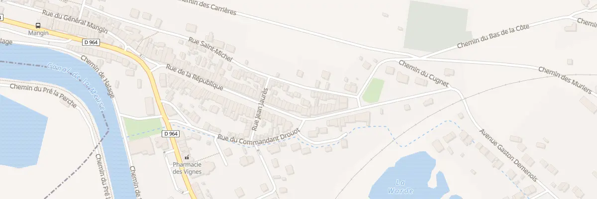 Plan du 69B Rue de la République à Belleville-sur-Meuse