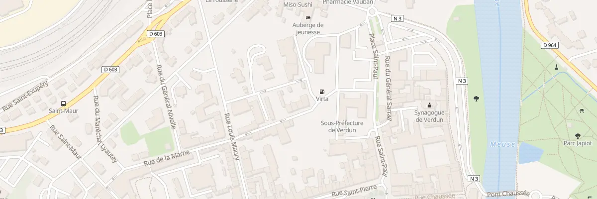 Plan du 4 Rue Jeanne d’Arc à Verdun