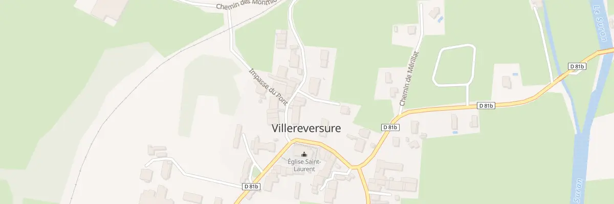 Plan du 70 Chem de la Roche à Villereversure
