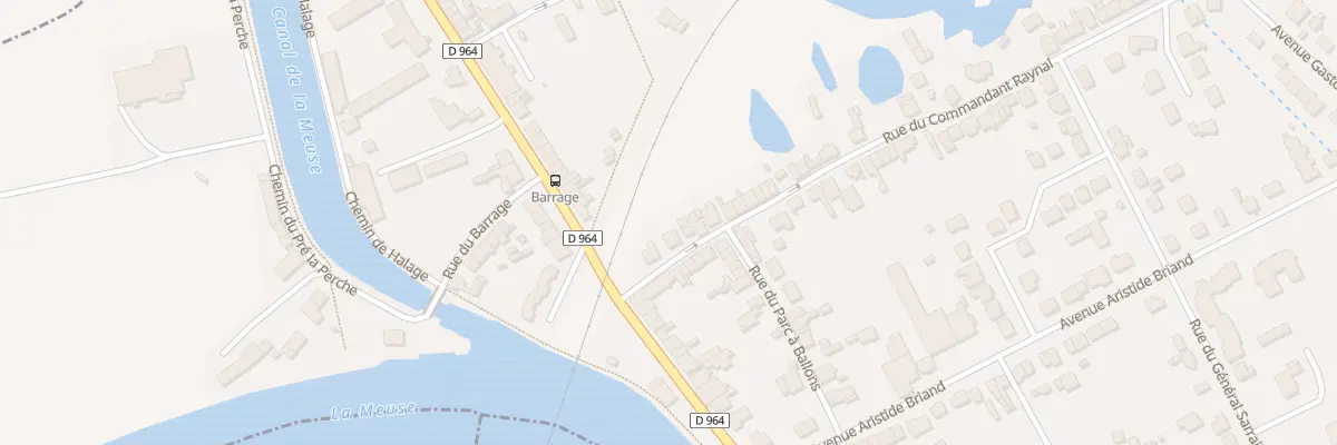 Plan du 1B Rue du Commandant Raynal à Belleville-sur-Meuse