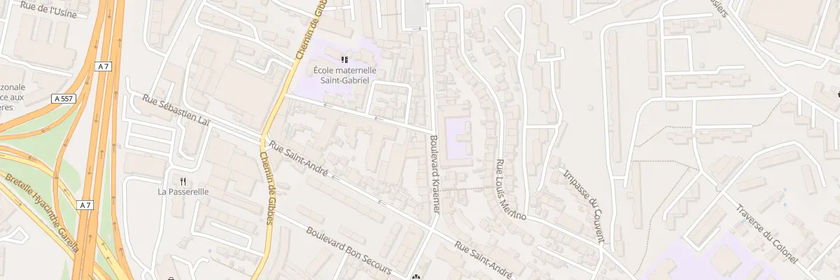 Plan du 34 Rue saint gabriel à Marseille 14e Arrondissement