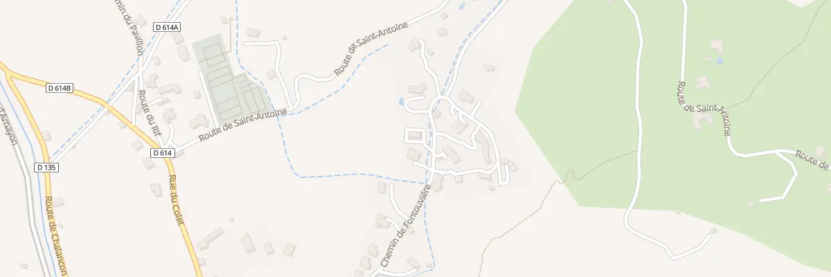 Plan du 5236 Le Colet à La Motte-Chalancon