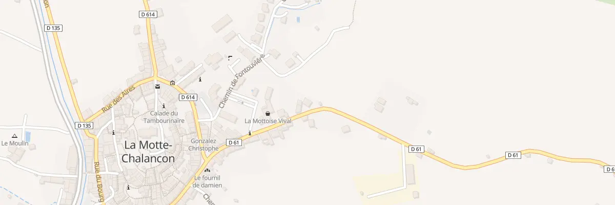 Plan du 5067 Le Village à La Motte-Chalancon