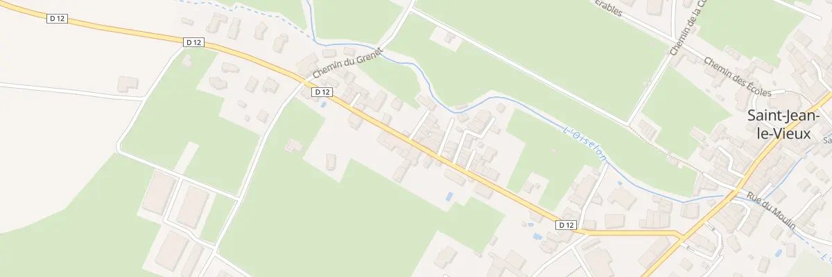 Plan du 354 Rte de Bourg à Saint-Jean-le-Vieux