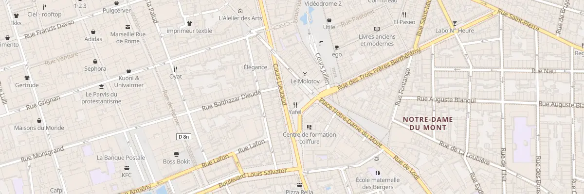 Plan du 51 Crs Lieutaud à Marseille 6e Arrondissement