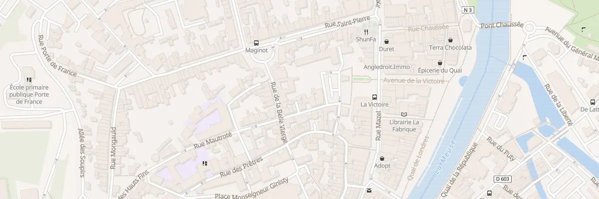 Plan du 3 Imp de la Magdeleine à Verdun