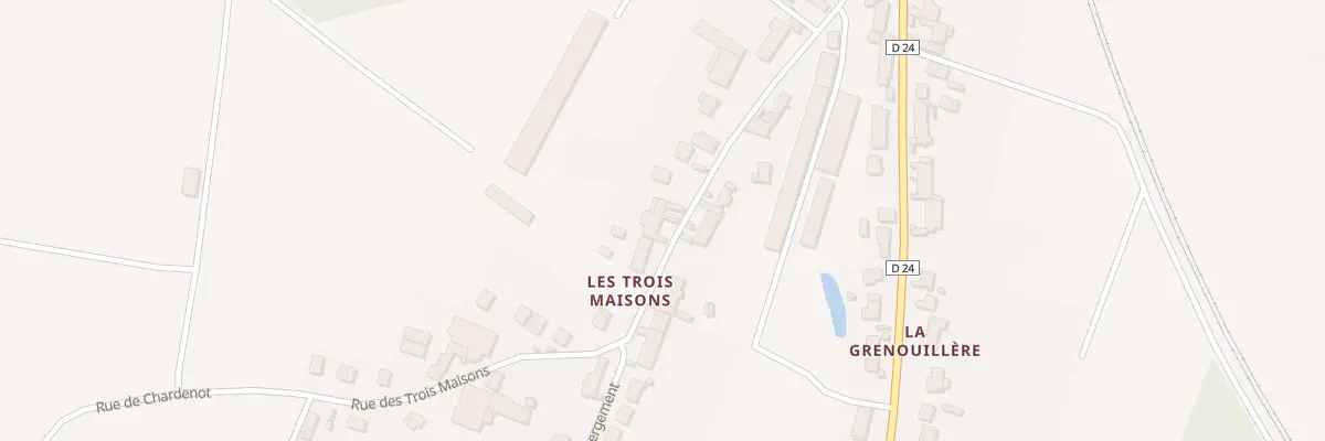 Plan du 15 Rue des 3 Maisons à Auxonne