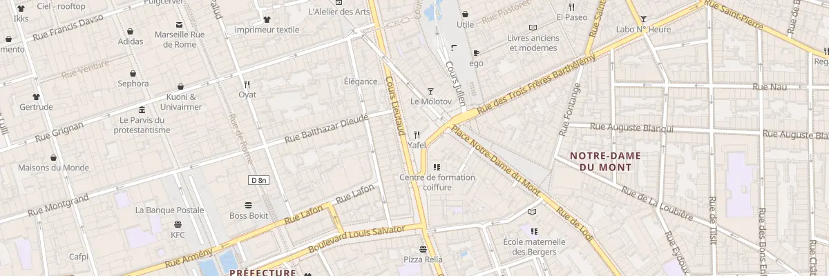 Plan du 53 Crs Lieutaud à Marseille 6e Arrondissement