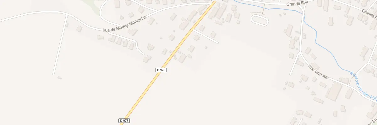 Plan du 2 Rte Departementale N 976 à Poncey-lès-Athée
