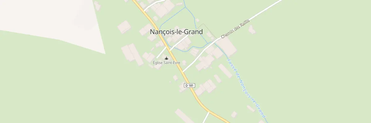 Plan du 23 Gr Grande Rue à Nançois-le-Grand