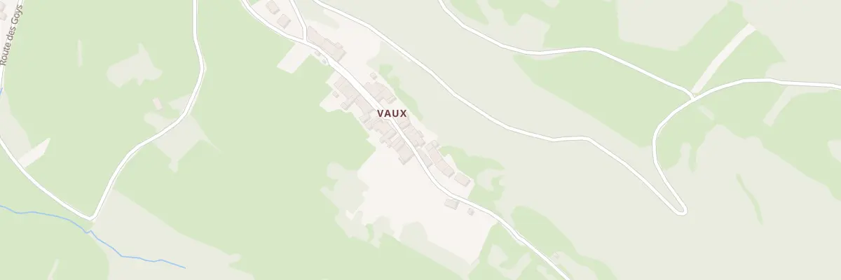 Plan du 285 Rte de Vaux à Champagnat