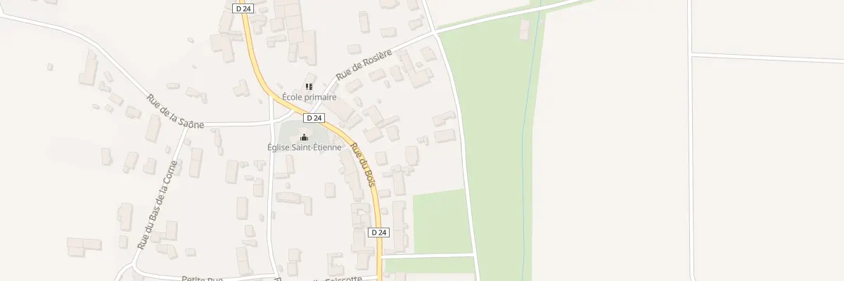 Plan du 10 Rue du Bois à Labergement-lès-Auxonne