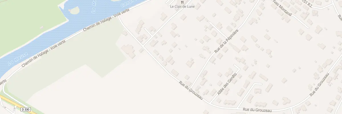 Plan du 17B Rue du Grouzeau à Verdun