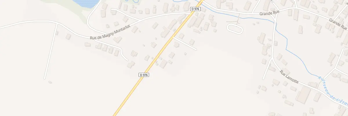 Plan du 4 Rte Departementale N 976 à Poncey-lès-Athée