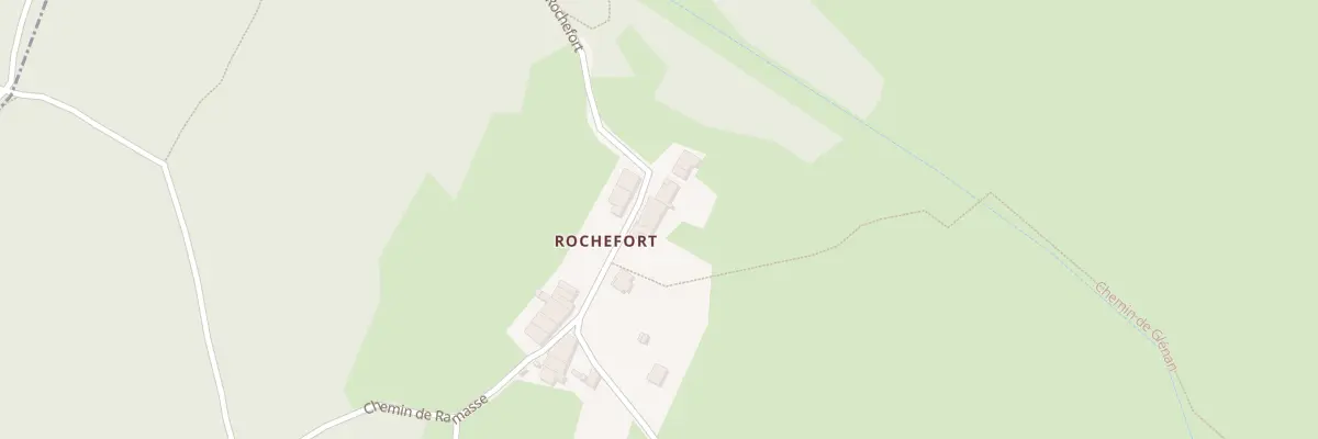 Plan du 724 Rte de Rochefort à Villereversure