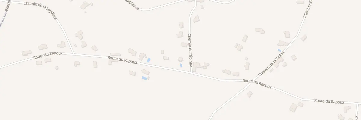 Plan du 116 Rte du Rapoux à Torchefelon
