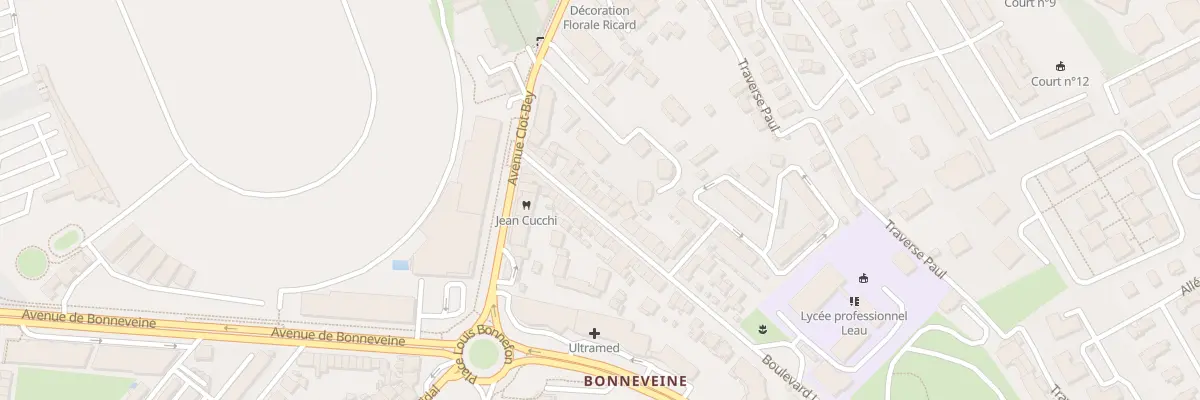 Plan du 27 Bd Leau à Marseille 8e Arrondissement