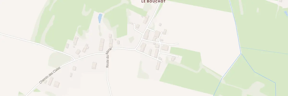 Plan du 1 Imp du Bouchot à Flacey-en-Bresse