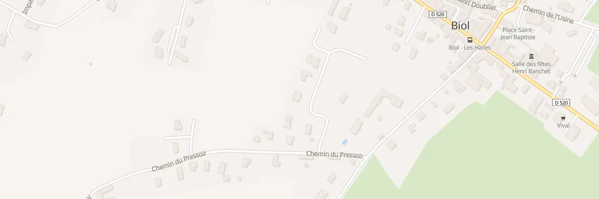 Plan du 21 Che du Château Figuet à Biol