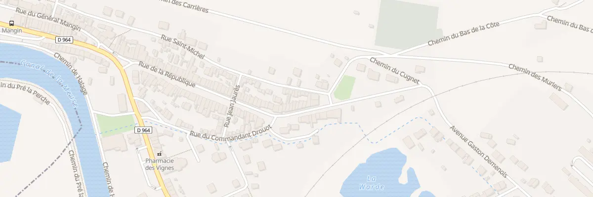 Plan du 83 Rue de la République à Belleville-sur-Meuse