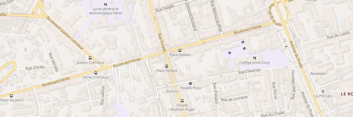 Plan du 63 Bd Perier à Marseille 8e Arrondissement