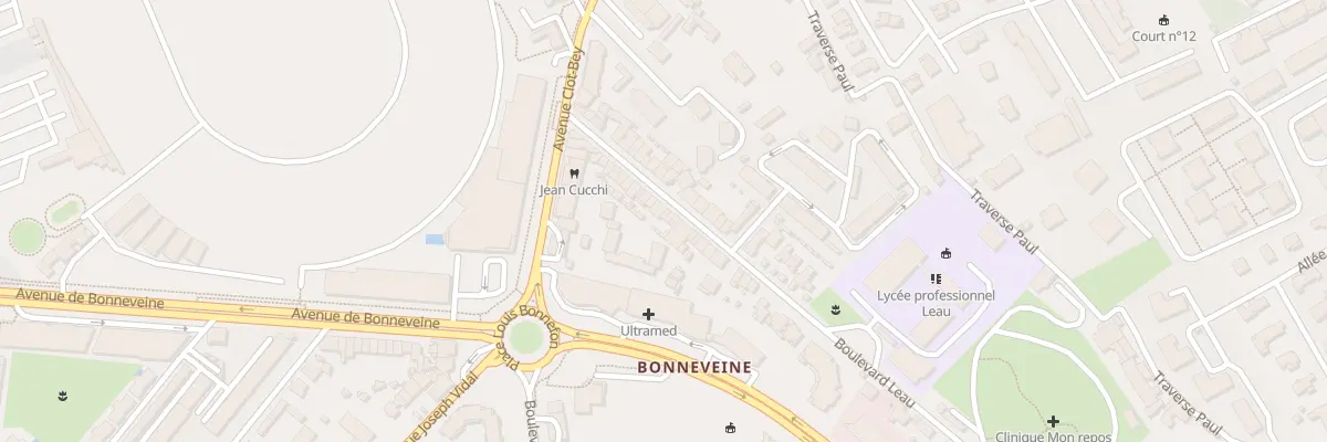 Plan du 40 Bd Leau à Marseille 8e Arrondissement