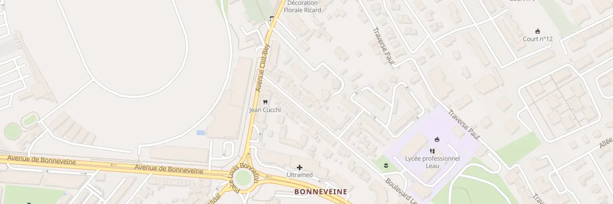 Plan du 31 Bd Leau à Marseille 8e Arrondissement