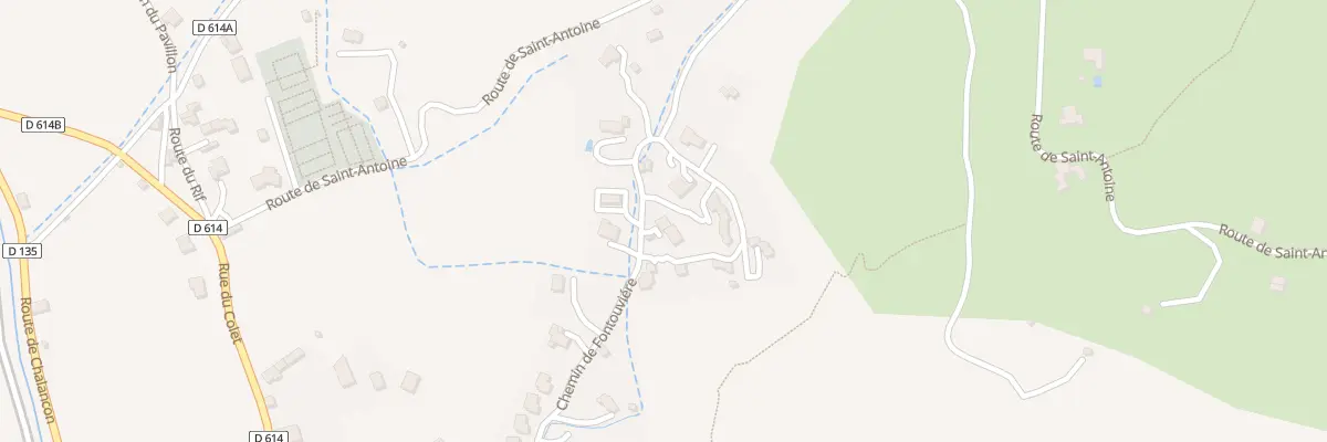 Plan du 5431 Fontouviere à La Motte-Chalancon