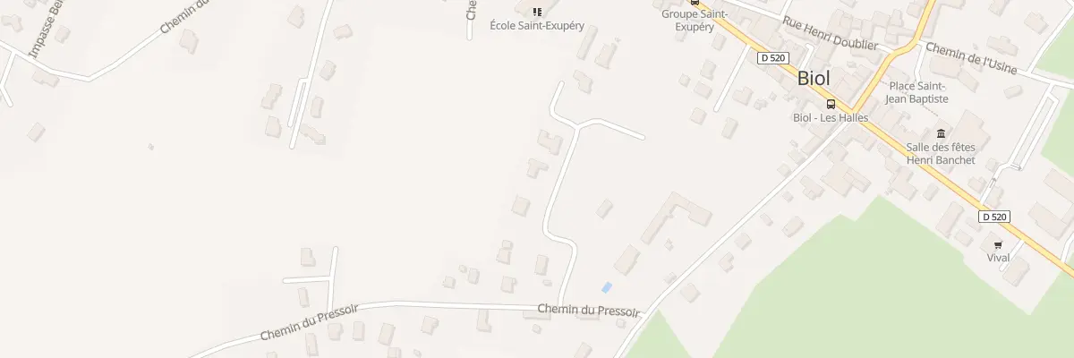 Plan du 20 Che du Château Figuet à Biol