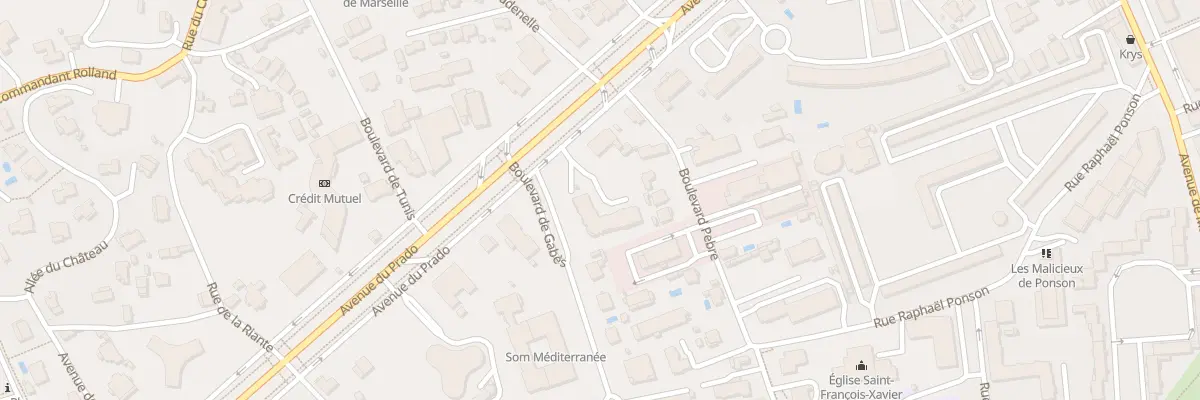 Plan du 441 Av du Prado à Marseille 8e Arrondissement