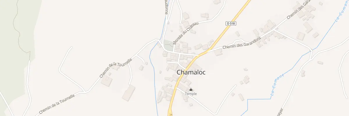 Plan du 5024 Le Village à Chamaloc